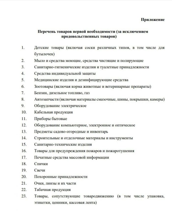 Перечень Магазинов Непродовольственных Товаров