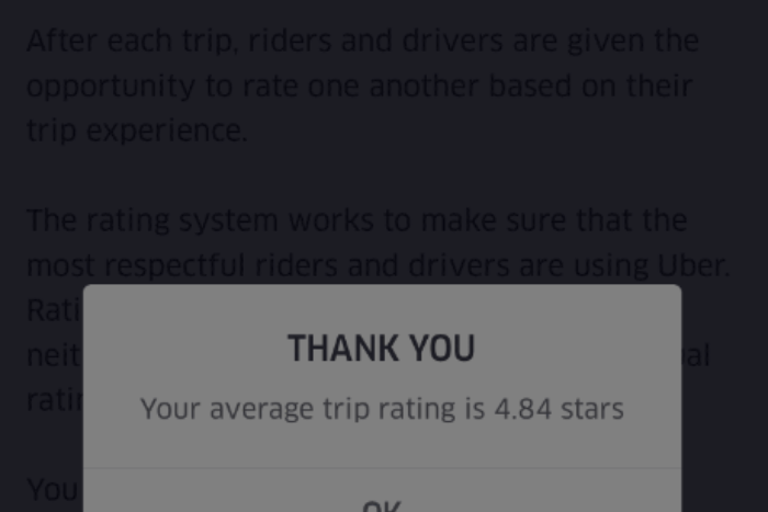 The Washington Post  в одной гифке объяснил, как быстро узнать свой рейтинг в Uber