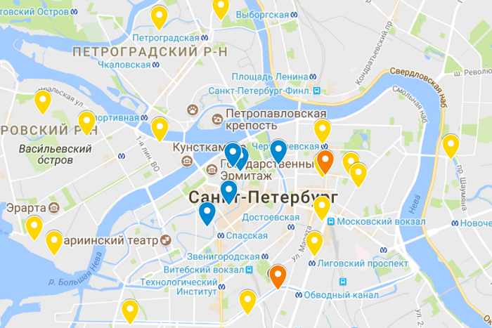 Газгольдер на Петроградской и резиденция искусств в Петергофе: карта креативных пространств Петербурга