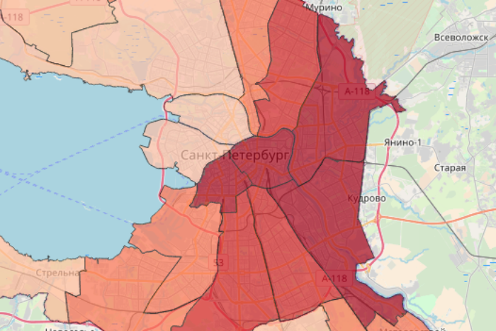Петербургский фонд показал на карте, в каких районах совершают больше всего преступлений с наркотиками
