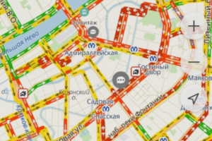 «Володя что ли приехал?»: в центре Петербурга собралась большая пробка. Водители шутят про Путина