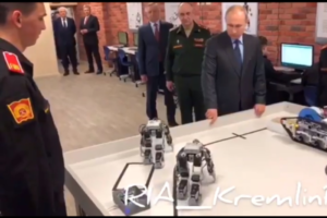 В Петербурге Путину показали «российских военных роботов». Таких же производят в Южной Корее и продают на eBay и Amazon