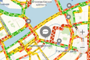 В центре Петербурга пробки. Водители ругаются на Путина, приехавшего в город на встречу с Лукашенко