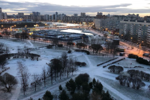 Еще не забыли, как выглядит снег? Сегодняшнее утро в Петербурге напомнило зиму