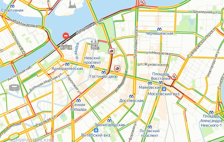 Что перекрыто в санкт петербурге сейчас. Пробки в центре Питера. Карта перекрытия улиц СПБ. Перекрытия СПБ. Какие улицы в Питере.