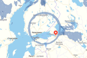 Над Петербургом на карте осадков «Яндекса» заметили «круг тьмы» из облаков. Выяснили, в чем дело (нет, не в 🛸)