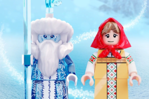 Петербургский художник создал новый конструктор Lego — с персонажами из сказки «Морозко» ❄️