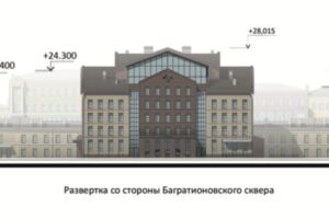 В Петербурге показали новый проект 28-метрового театра Европы. Его пытаются построить с 2016 года