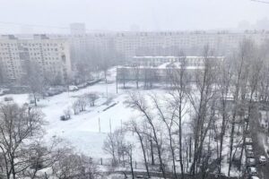 Ночью в Петербурге прошел сильный снегопад. Утром на дорогах образовались 7-балльные пробки