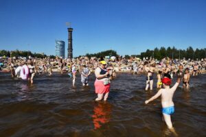 Рекордное тепло и много солнца. Каким было начало августа в Петербурге?